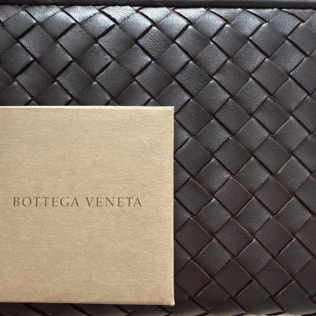 ボッテガヴェネタ 長財布 ダークブラウン