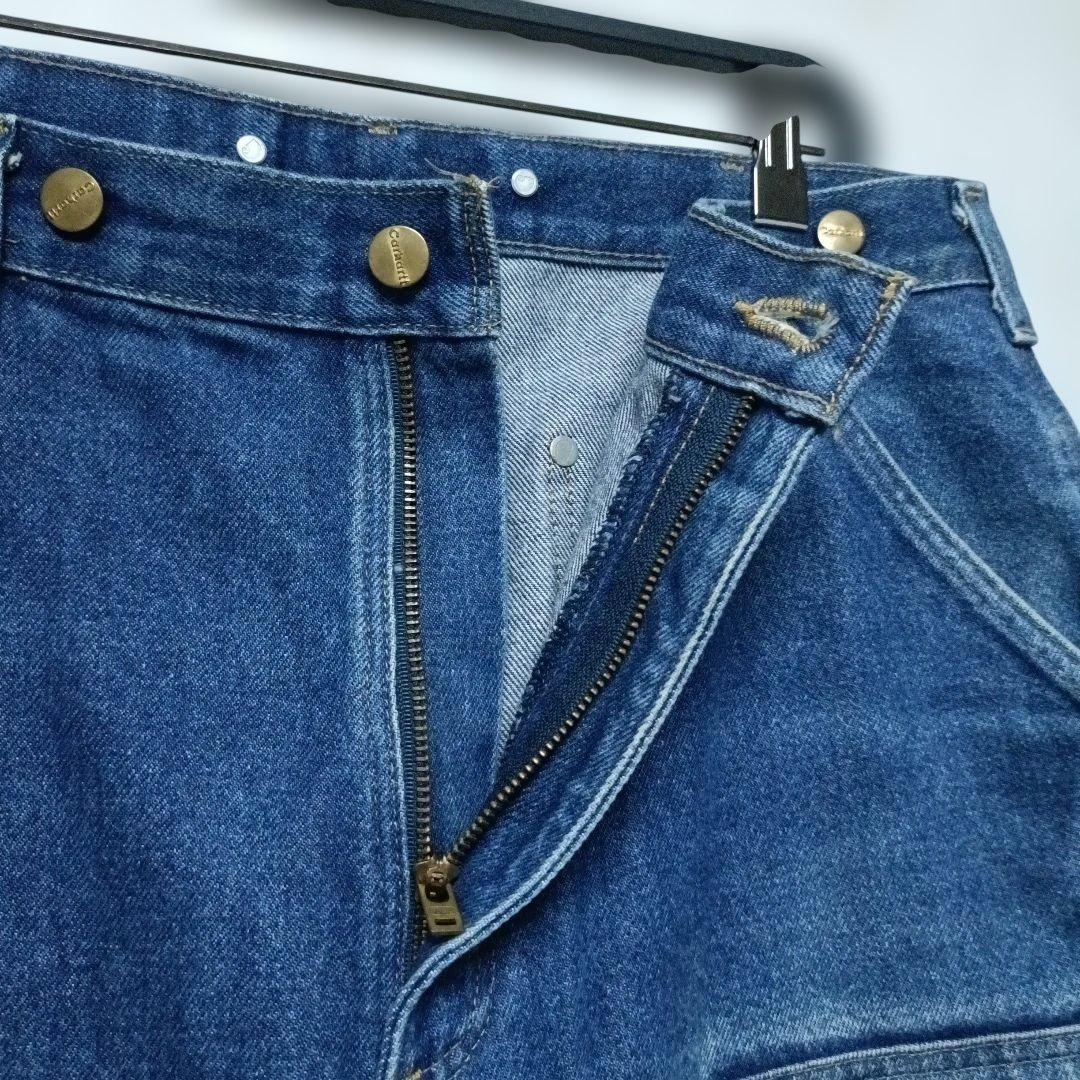 【希少】Carhartt ダブルニー デニム B07 サイズ 34×30 廃盤