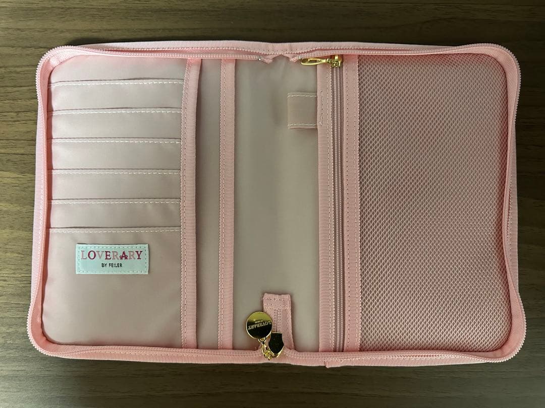 フェイラー　ドアップテディガール　母子手帳ケース　マルチケース