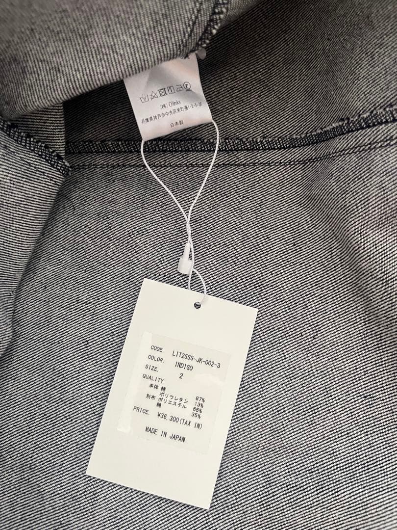 リテンliten YOKUBARI Denim Jacket Indigo 2