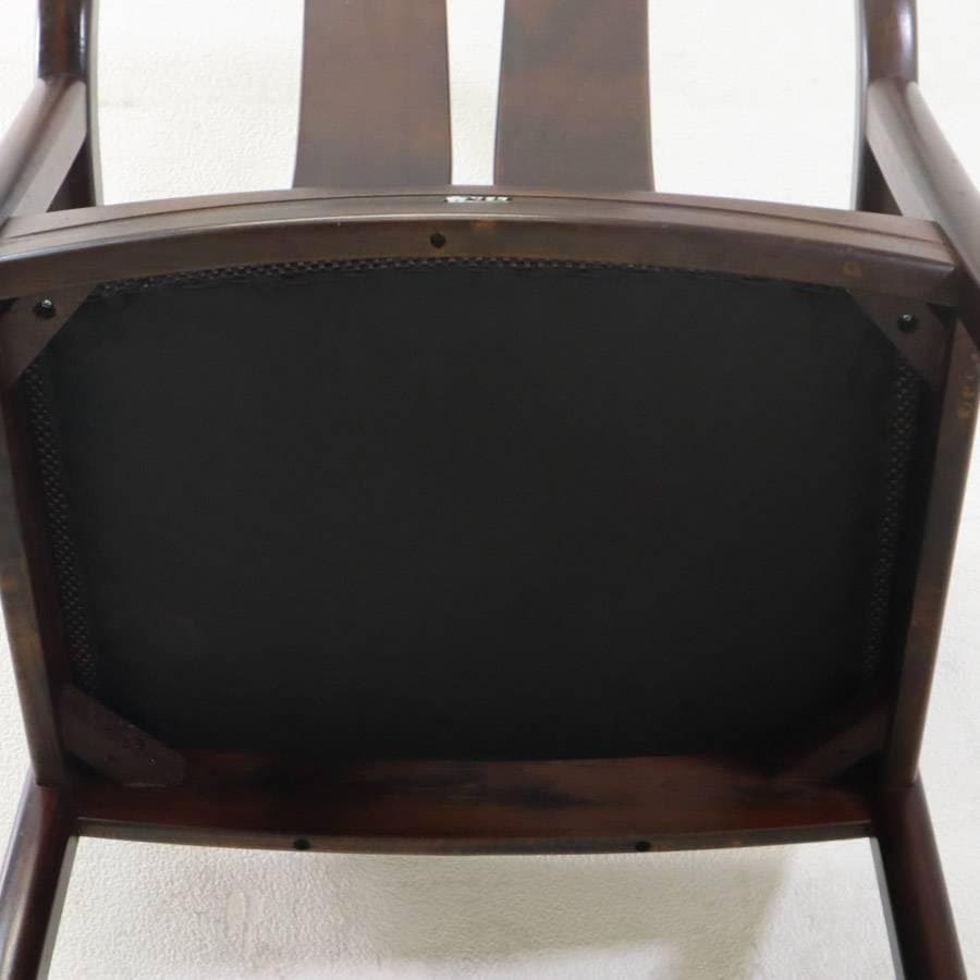 オールドカリモク ダイニングチェア アームチェア 曲木 ビンテージ 4