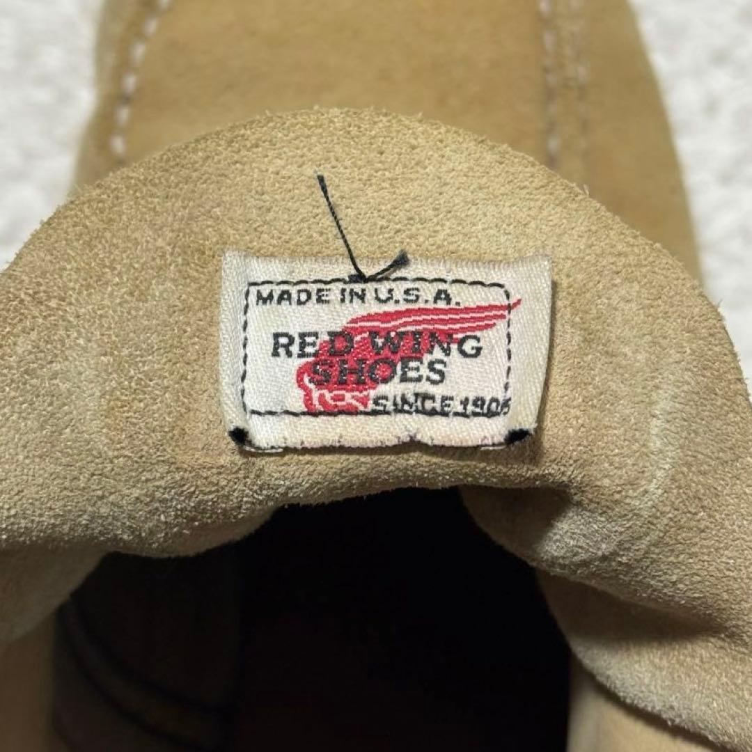 RED WING 8173 スエードモックトゥ 刺繍タグ 9E 27cm 90s