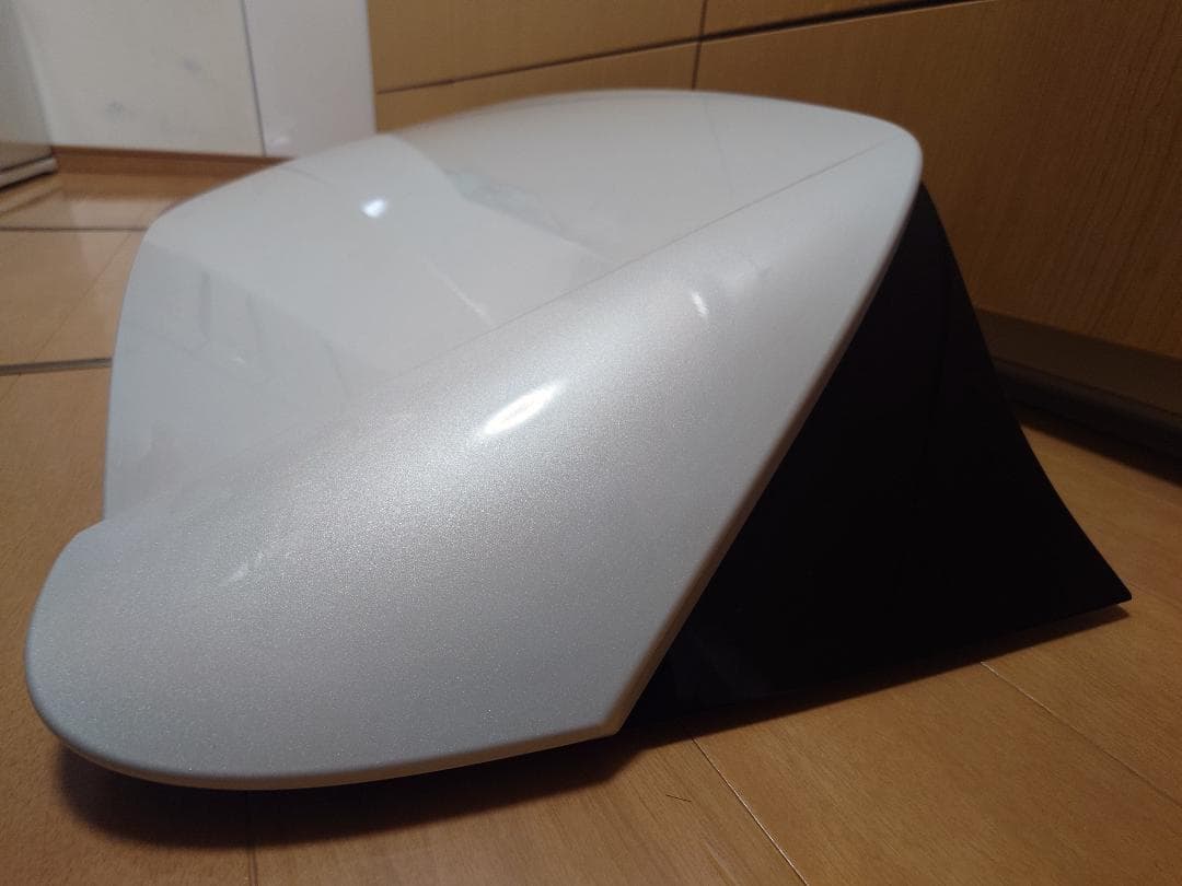 OZ純正美品80ハリアーZ新品ハイマウント付 ルーフスポイラーPホワイトP