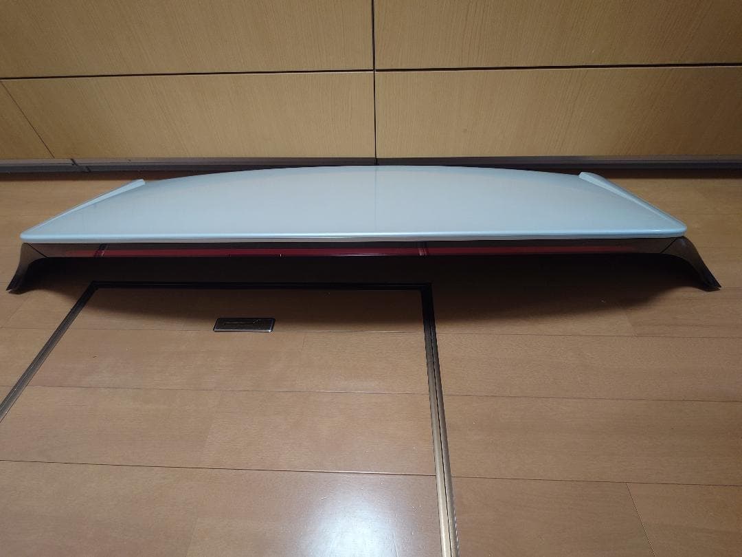 OZ純正美品80ハリアーZ新品ハイマウント付 ルーフスポイラーPホワイトP