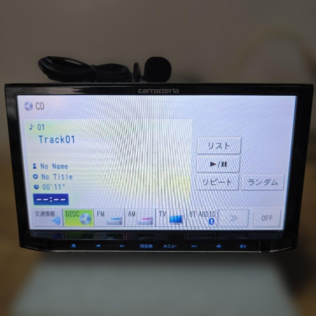 Pioneer 7インチ Bluetooth内蔵 フルセグ DVD カーナビ