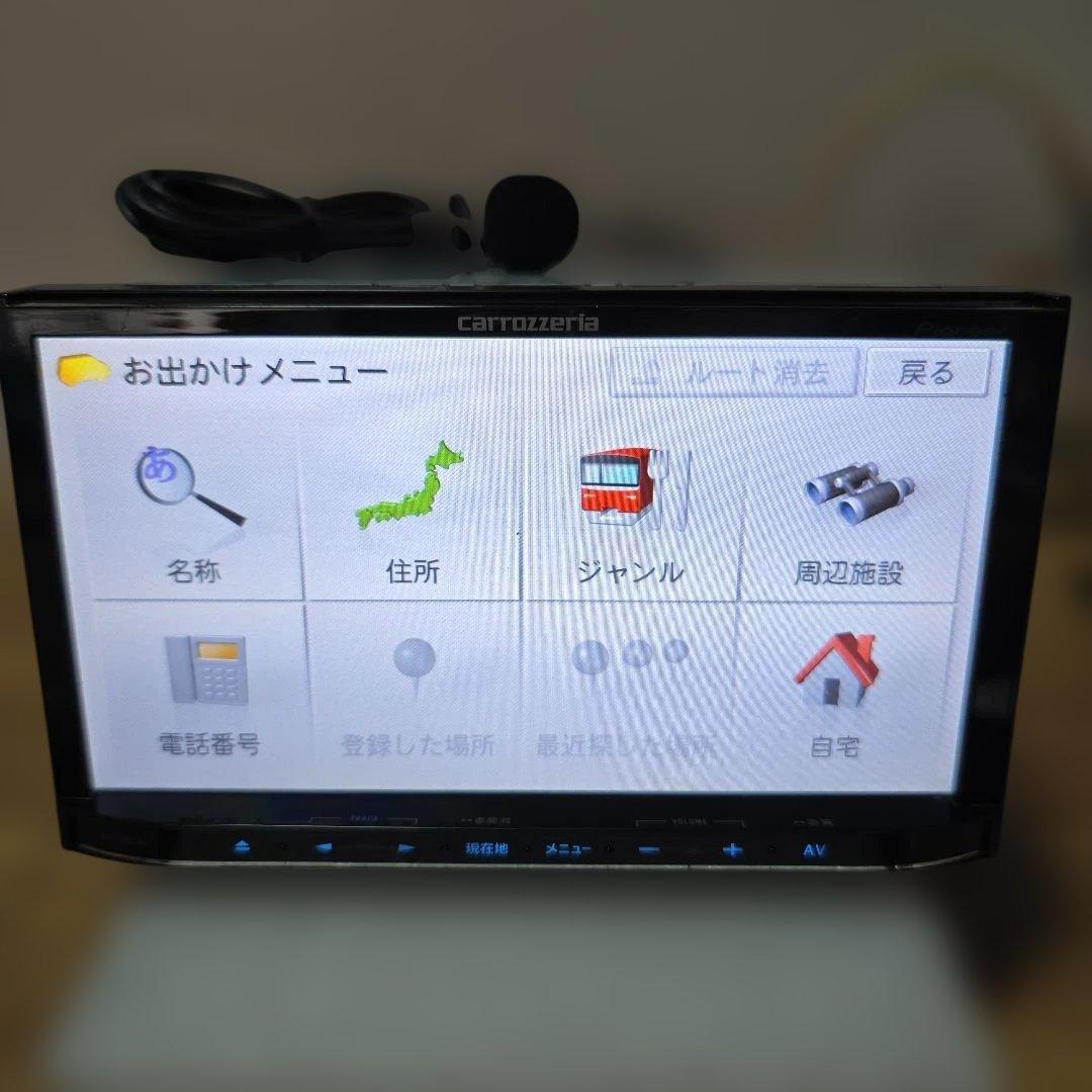 Pioneer 7インチ Bluetooth内蔵 フルセグ DVD カーナビ