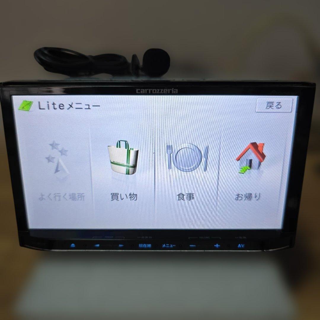 Pioneer 7インチ Bluetooth内蔵 フルセグ DVD カーナビ