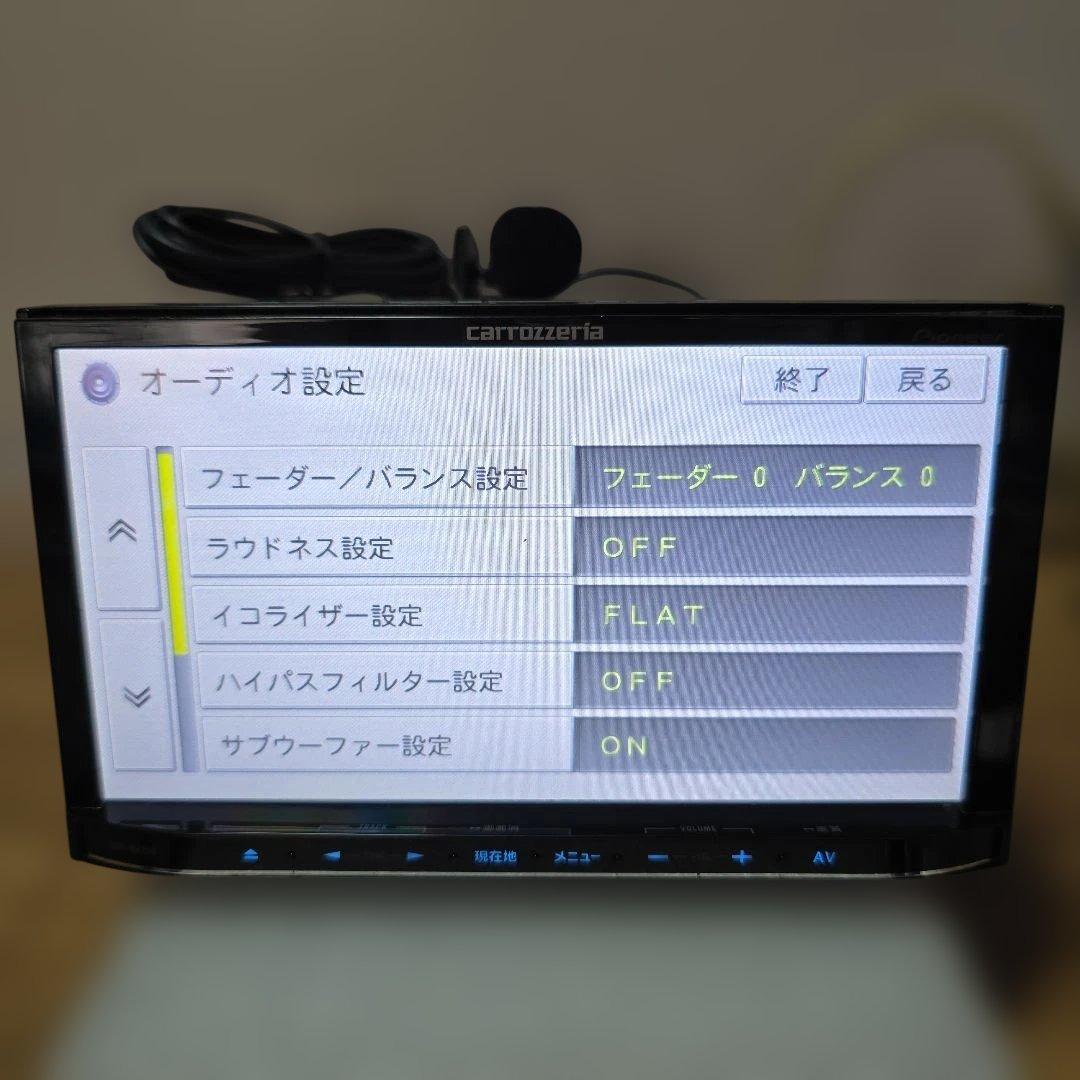 Pioneer 7インチ Bluetooth内蔵 フルセグ DVD カーナビ
