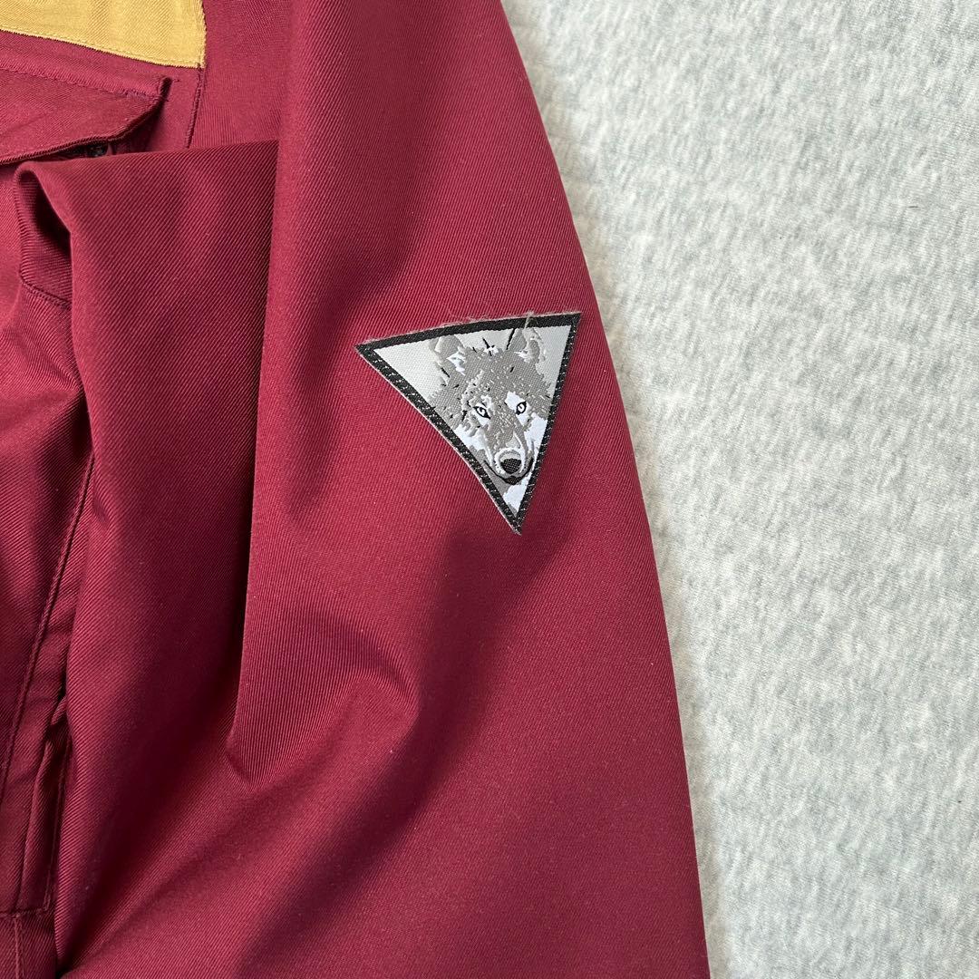 SCAPE スノーボードジャケット 赤/茶色