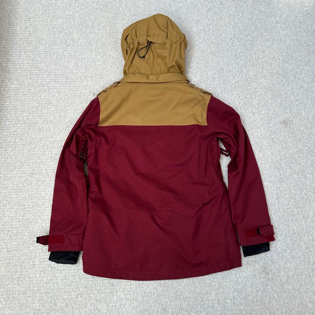 SCAPE スノーボードジャケット 赤/茶色