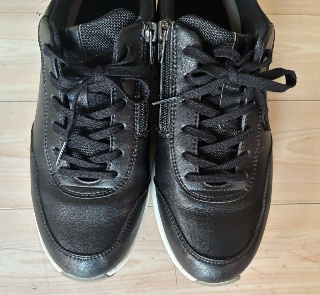 AKAISHI 163母趾楽ウォーキング 25cm ブラック