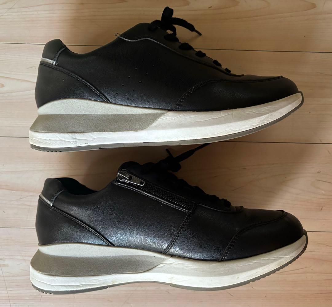 AKAISHI 163母趾楽ウォーキング 25cm ブラック