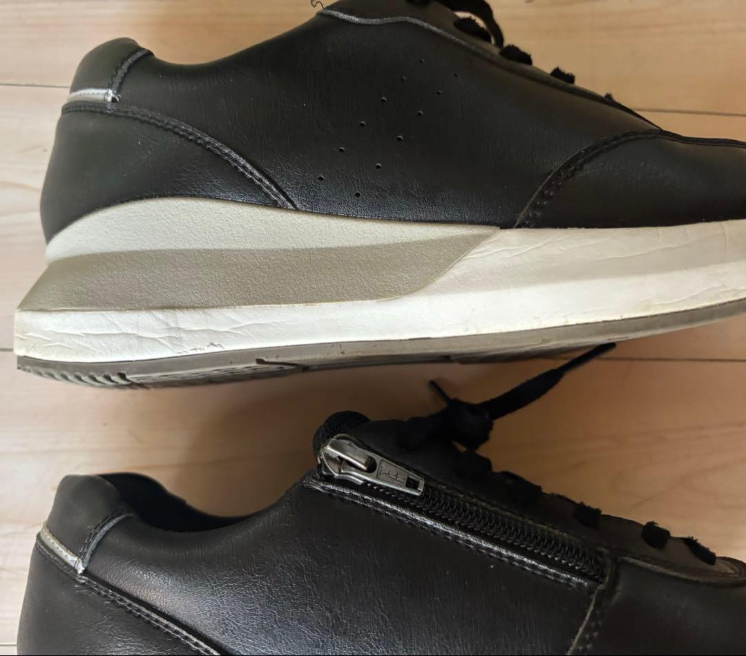 AKAISHI 163母趾楽ウォーキング 25cm ブラック