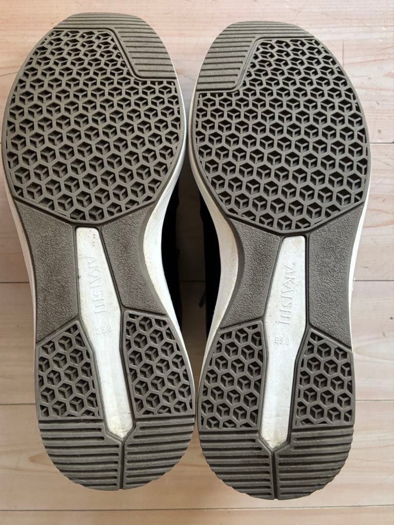 AKAISHI 163母趾楽ウォーキング 25cm ブラック