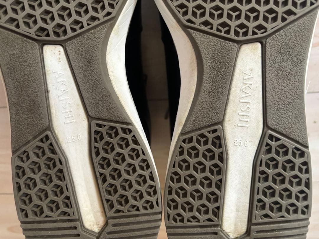 AKAISHI 163母趾楽ウォーキング 25cm ブラック