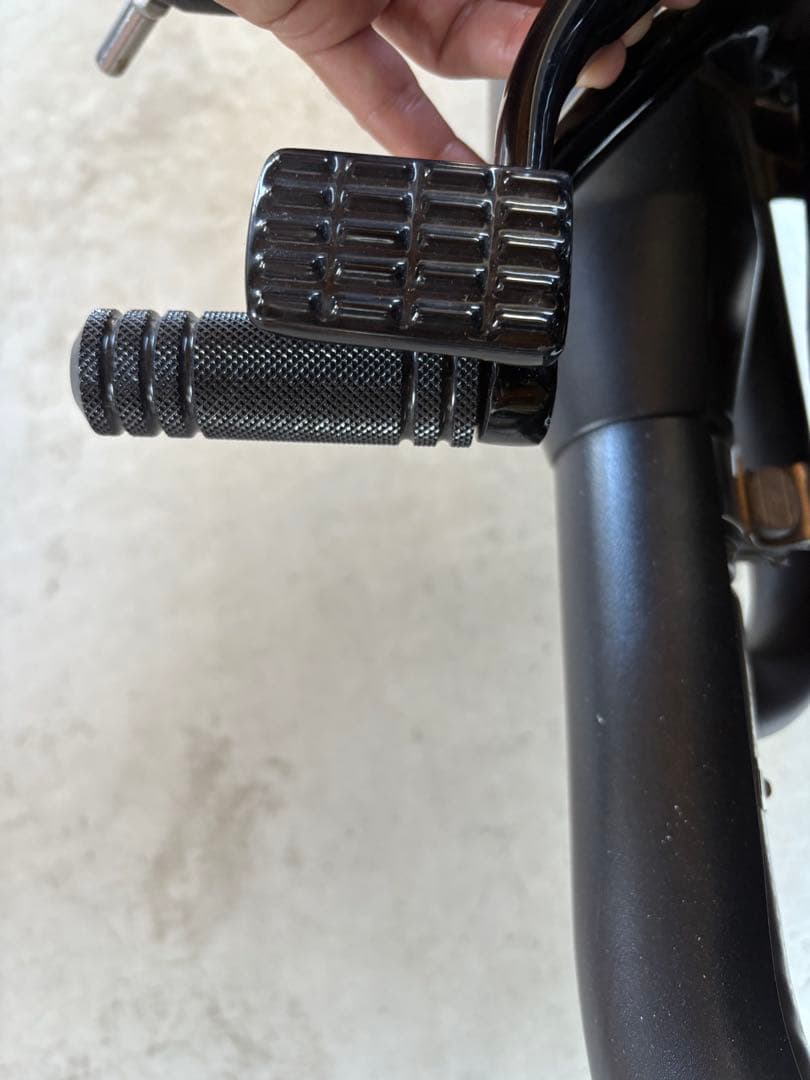 キジマ アルミブレーキアーム スポーツスター ブラック