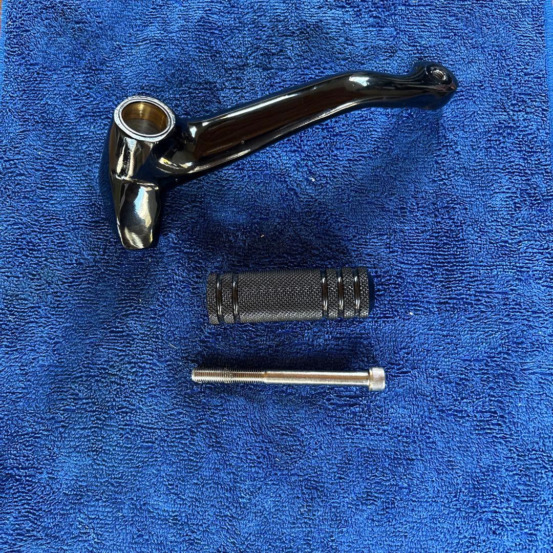 キジマ アルミブレーキアーム スポーツスター ブラック