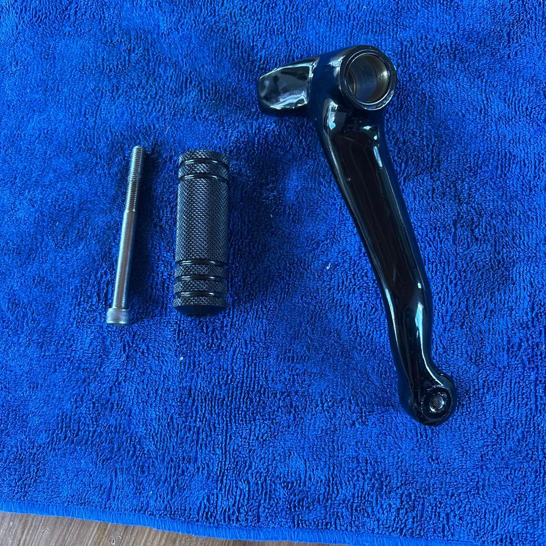 キジマ アルミブレーキアーム スポーツスター ブラック