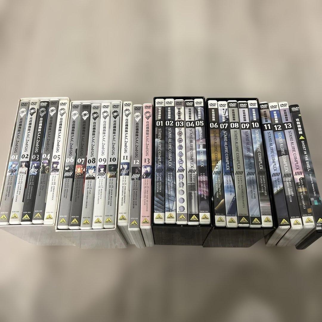 攻殻機動隊 1st　全巻　S.A.C. 2nd GIG　全巻セット　映画　27巻