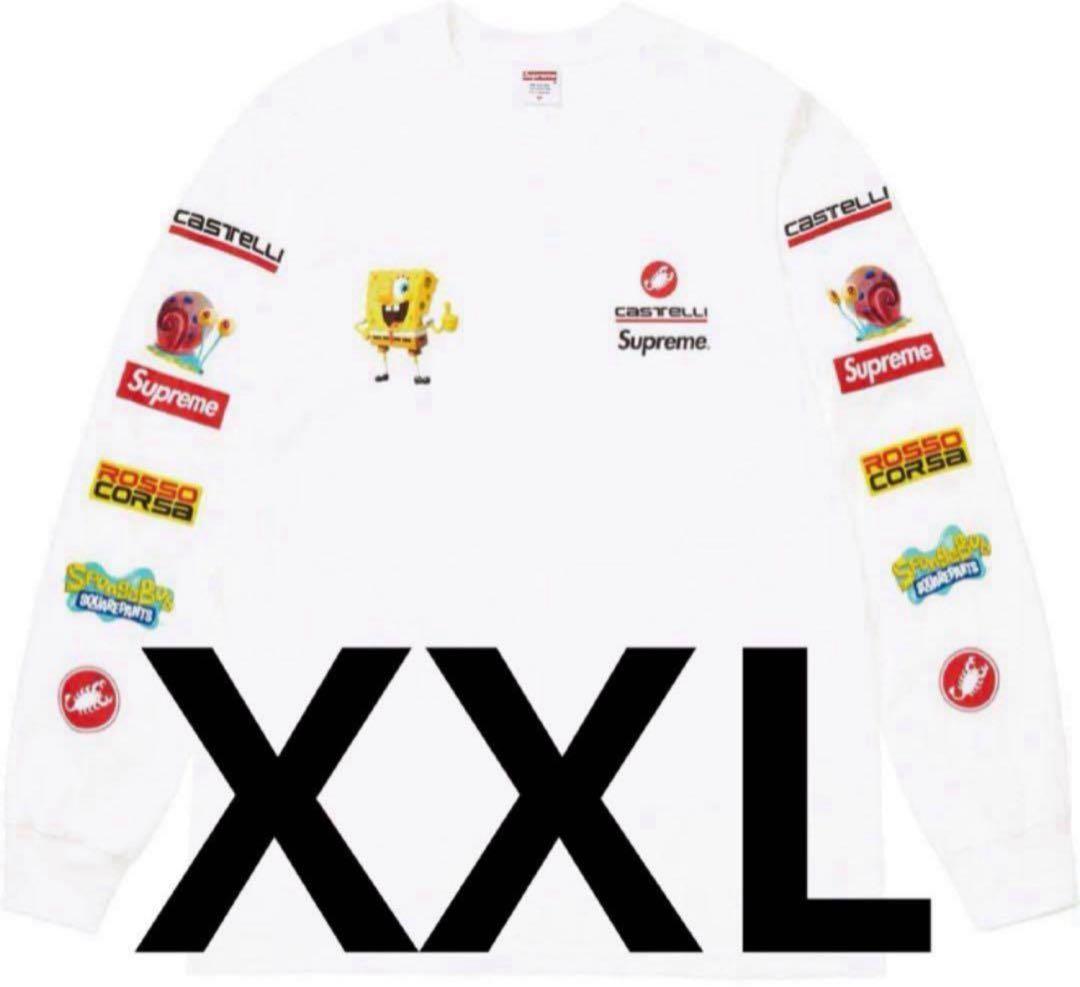 Supreme SpongeBob Castelli Tee ロンT 白