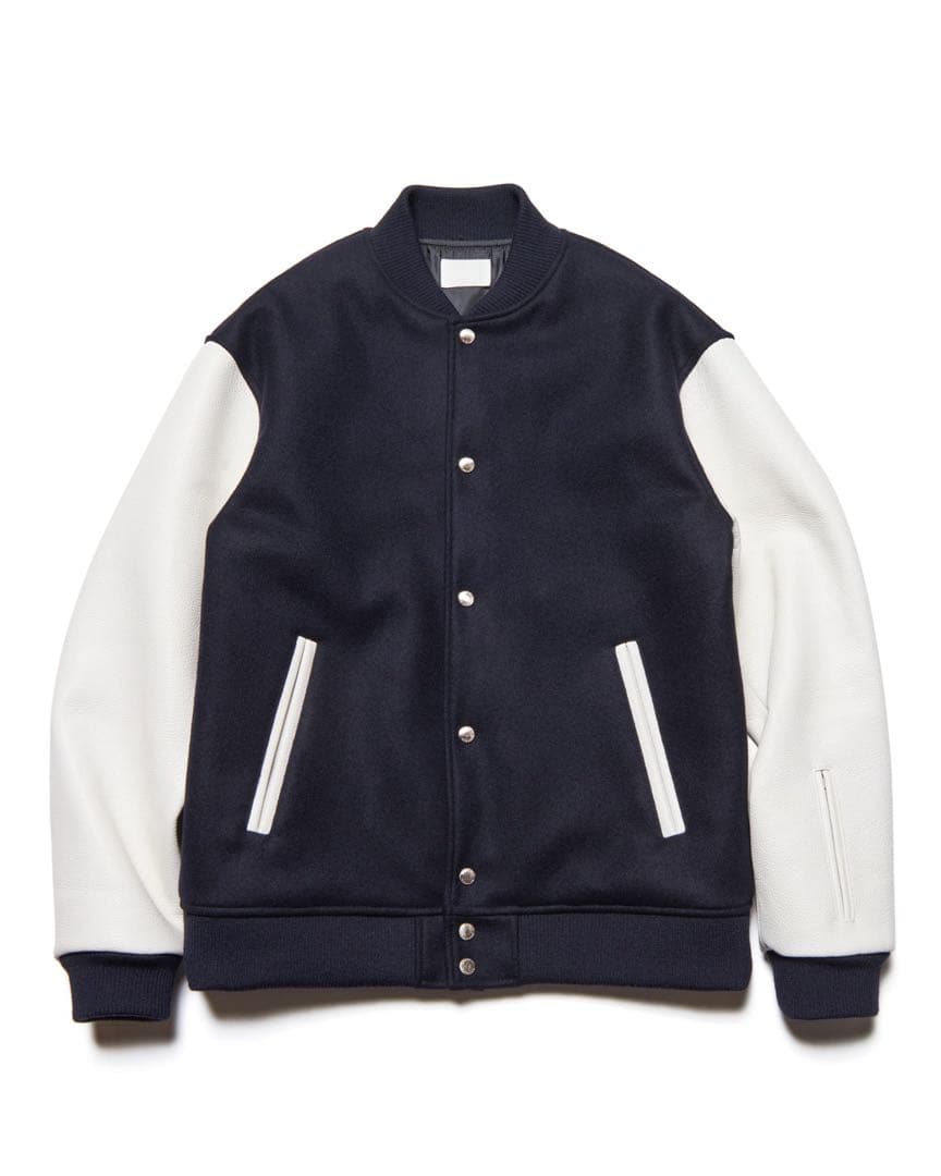 ジャケット・アウター SOPHNET. MELTON LAMBSWOOL VARSITY JACKET