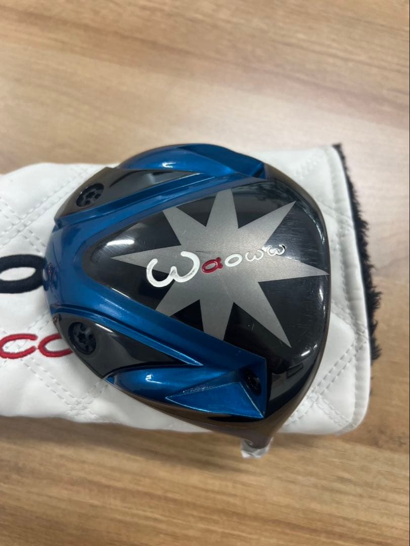 WaoWao ゴルフ ドライバー 青/黒 ヘッドカバー付き