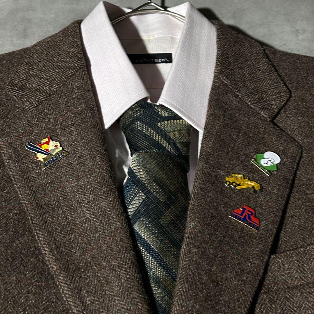 90s vintage レトロセットアップ スーツ ピンズ No.261成人式