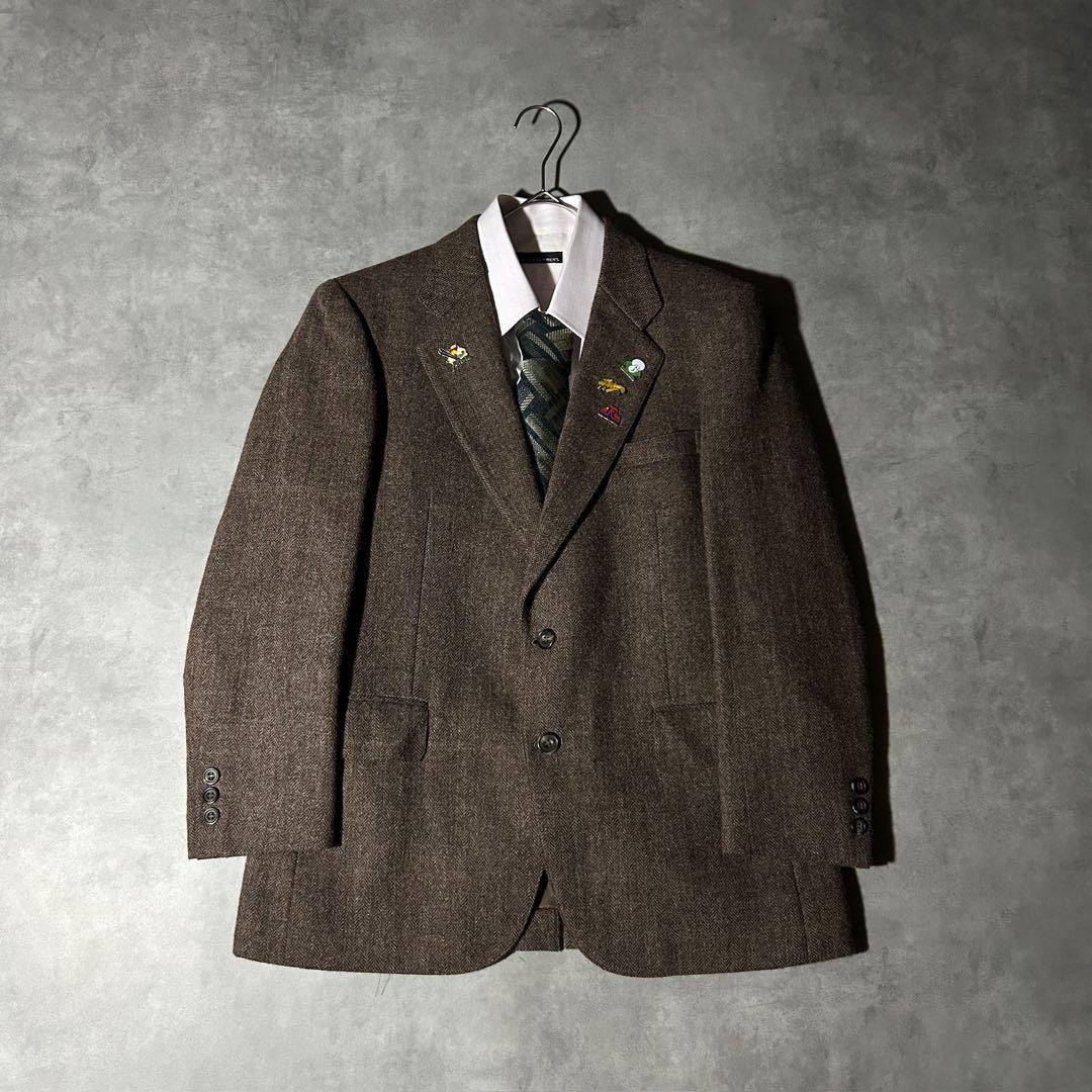 90s vintage レトロセットアップ スーツ ピンズ No.261成人式