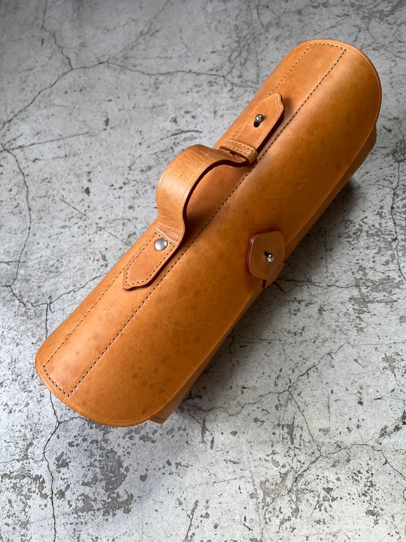 intelligent idiot サドルバッグ トップチューブ用レザーバッグ