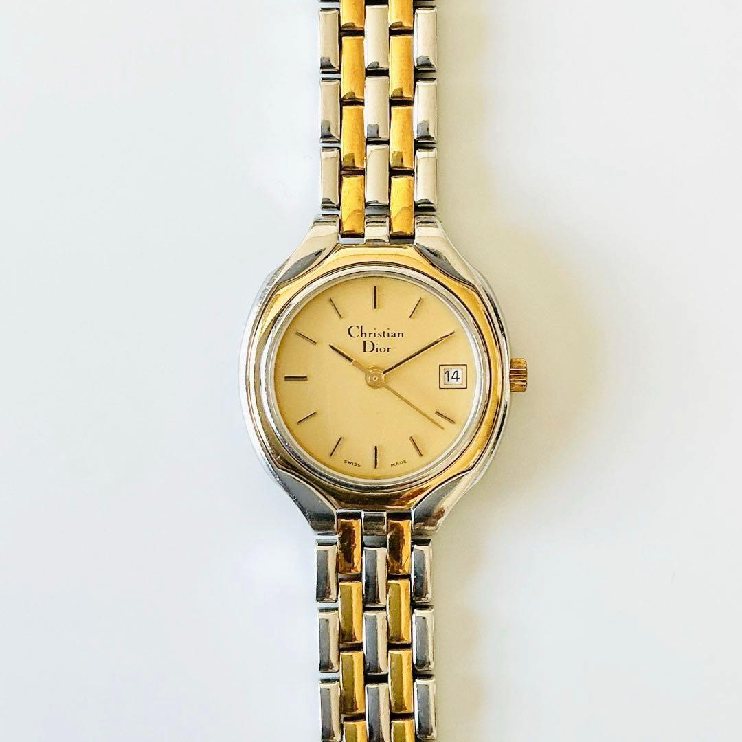 Christian Dior クリスチャンディオール デイト 腕時計 付属品完備