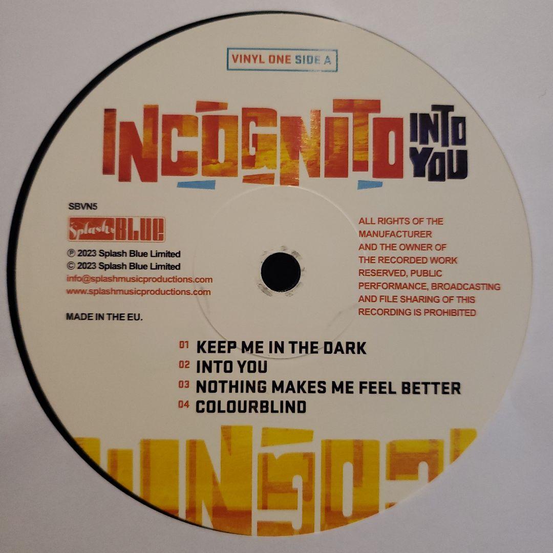 希少 incognito サイン入り into you 2LP