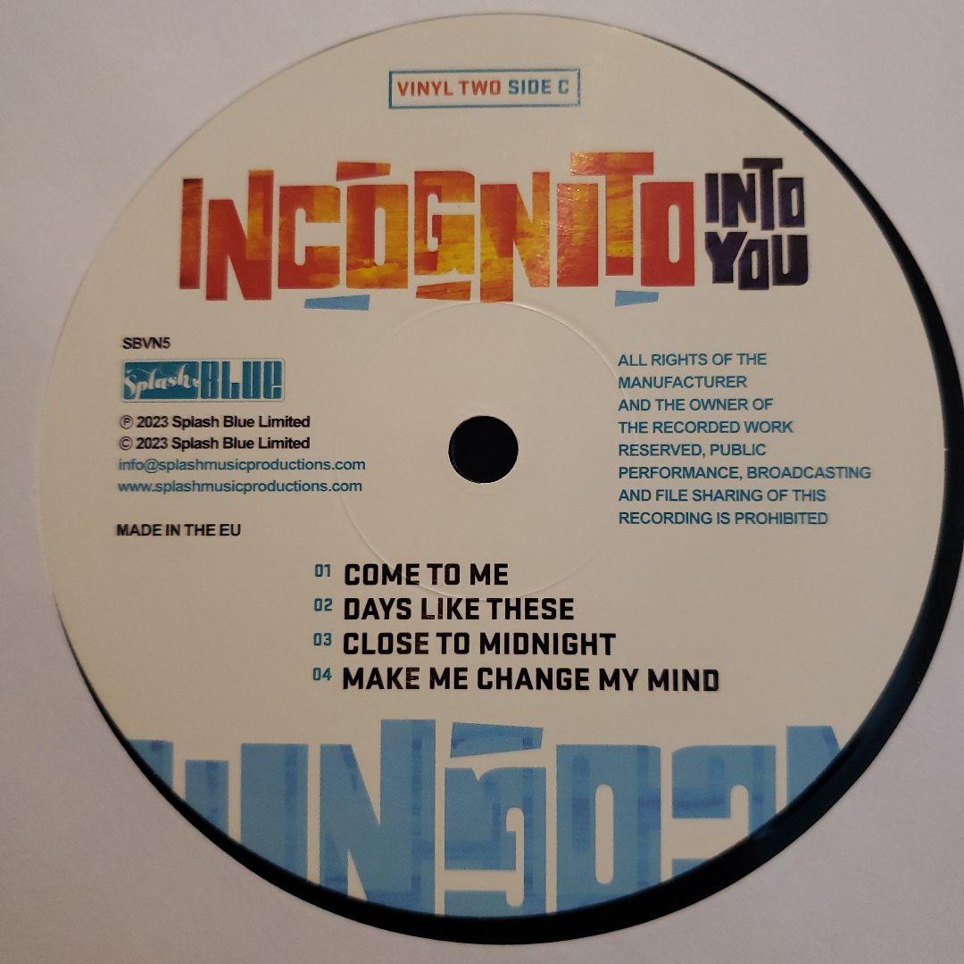 希少 incognito サイン入り into you 2LP