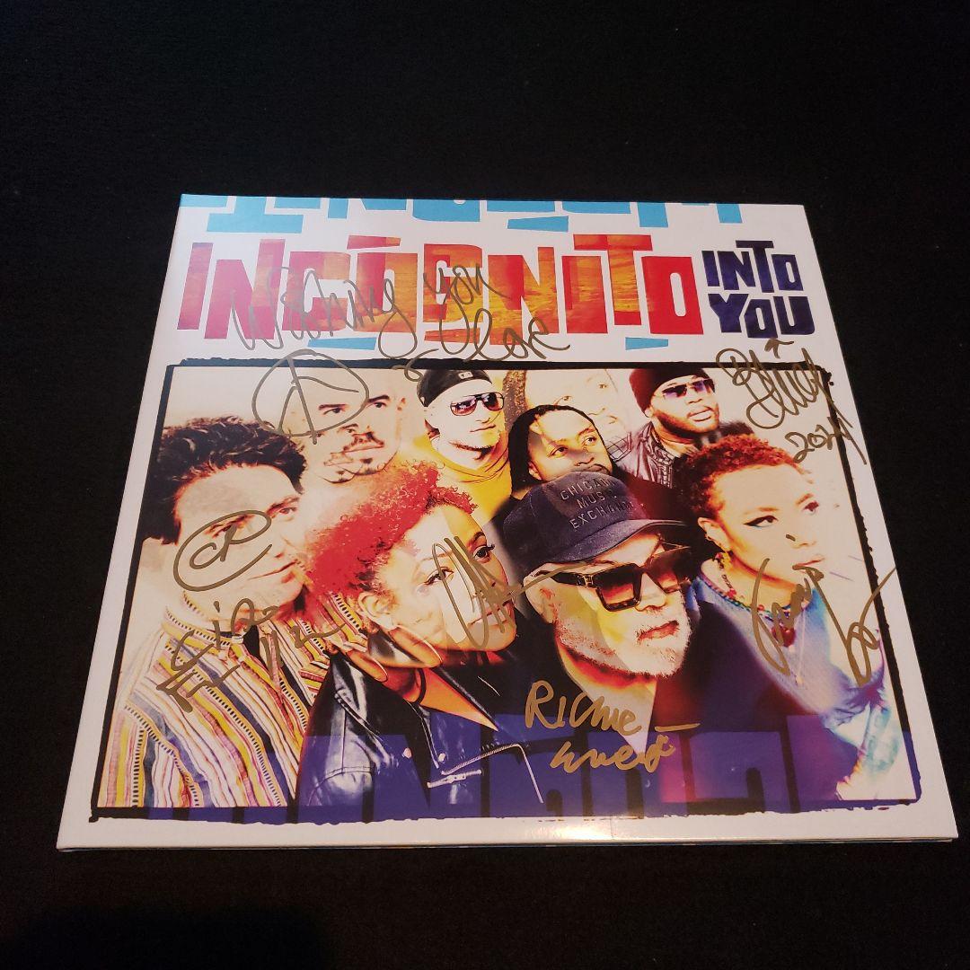 希少 incognito サイン入り into you 2LP