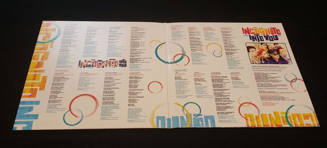 希少 incognito サイン入り into you 2LP