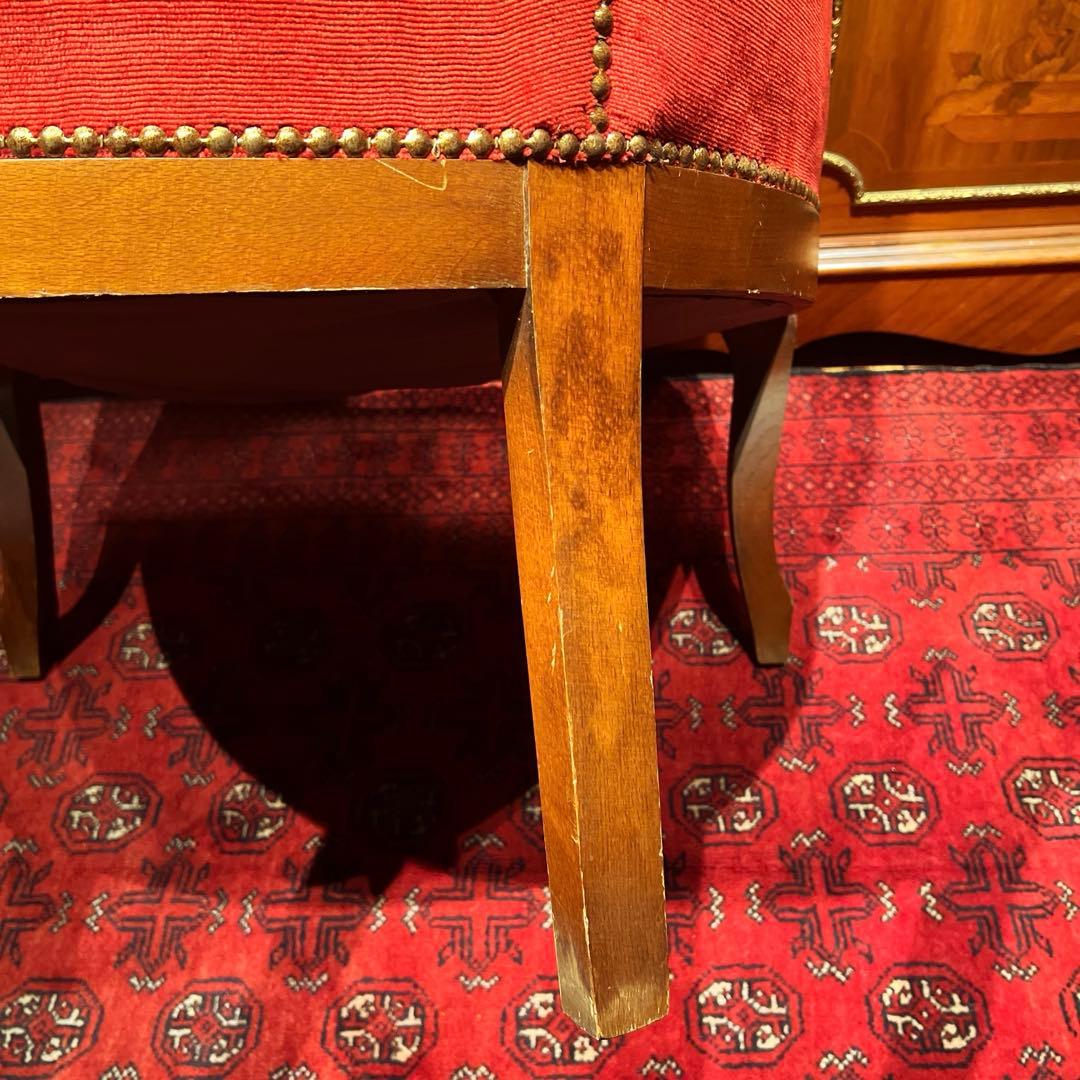 ラルフローレン・ブティック什器　ビクトリアンレッドチェア　ヴィンテージ