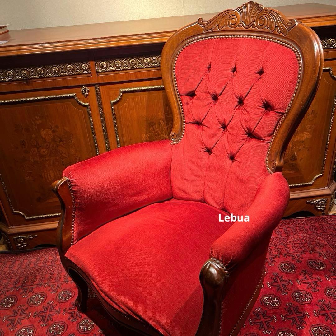 ラルフローレン・ブティック什器　ビクトリアンレッドチェア　ヴィンテージ