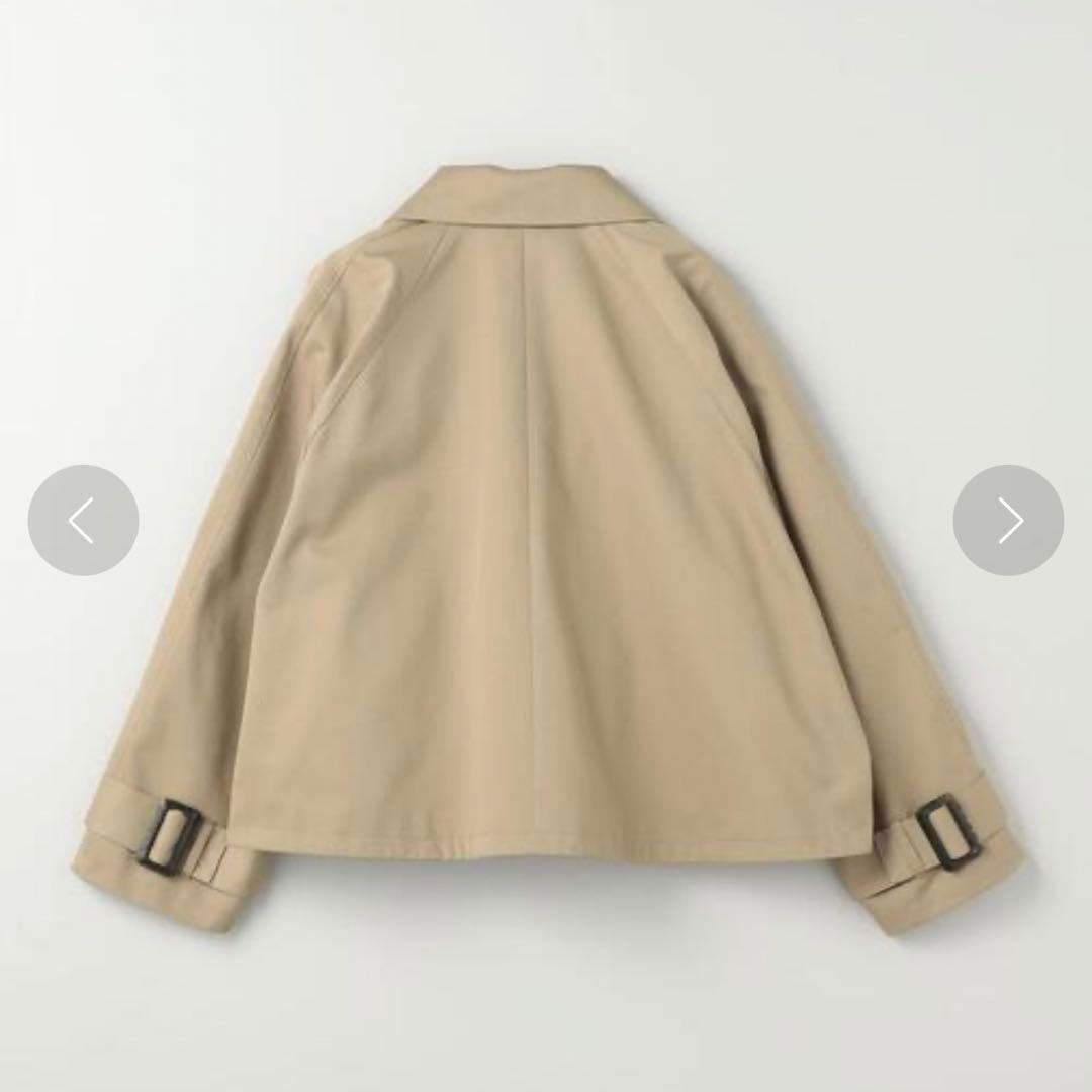 2024 マルゥユナイテッドアローズ ショートトレンチコート 36 ベージュ