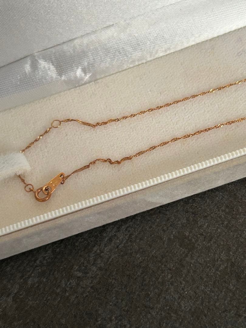 K18 刻印あり　イエローゴールド　イルカ　ネックレス　18金