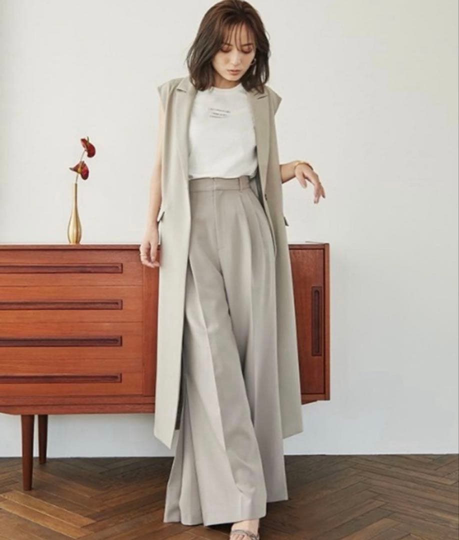 anuansロングジレ