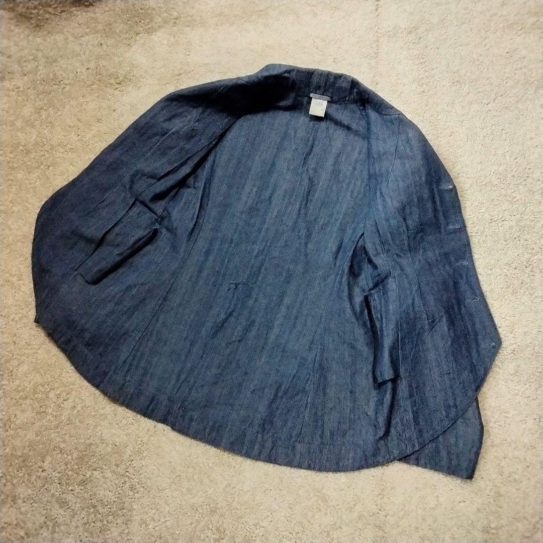 [美品】MARC LE BIHAN マルクルビアンデニム地テーラードジャケット1