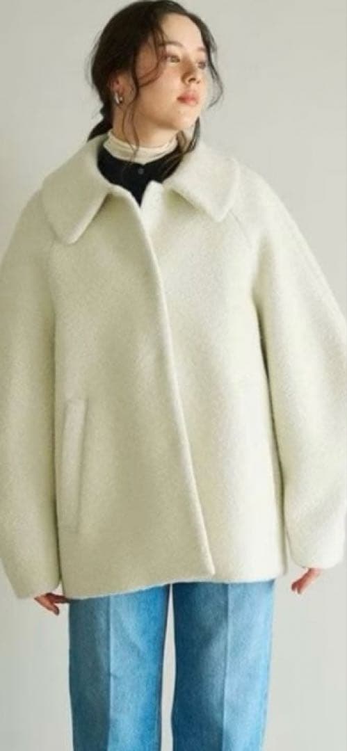 Newans プードルコクーンコート 笹川友里さんコラボ ハッシュニュアンス