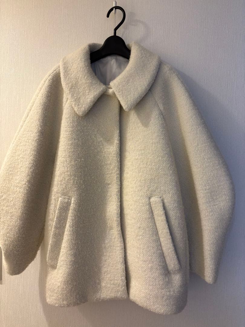 Newans プードルコクーンコート 笹川友里さんコラボ ハッシュニュアンス