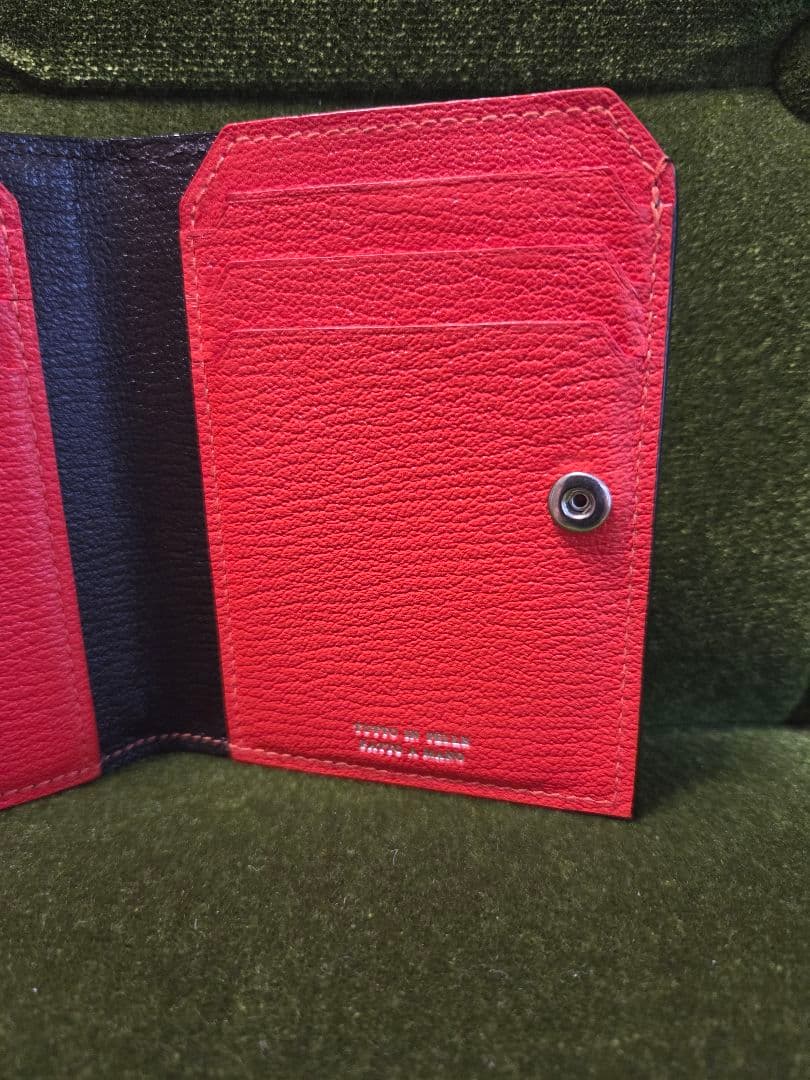 【美品】ラルコバレーノ スマートカードウォレット 二つ折り財布