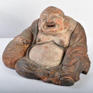 民芸土人形　色絵　布袋像　置物