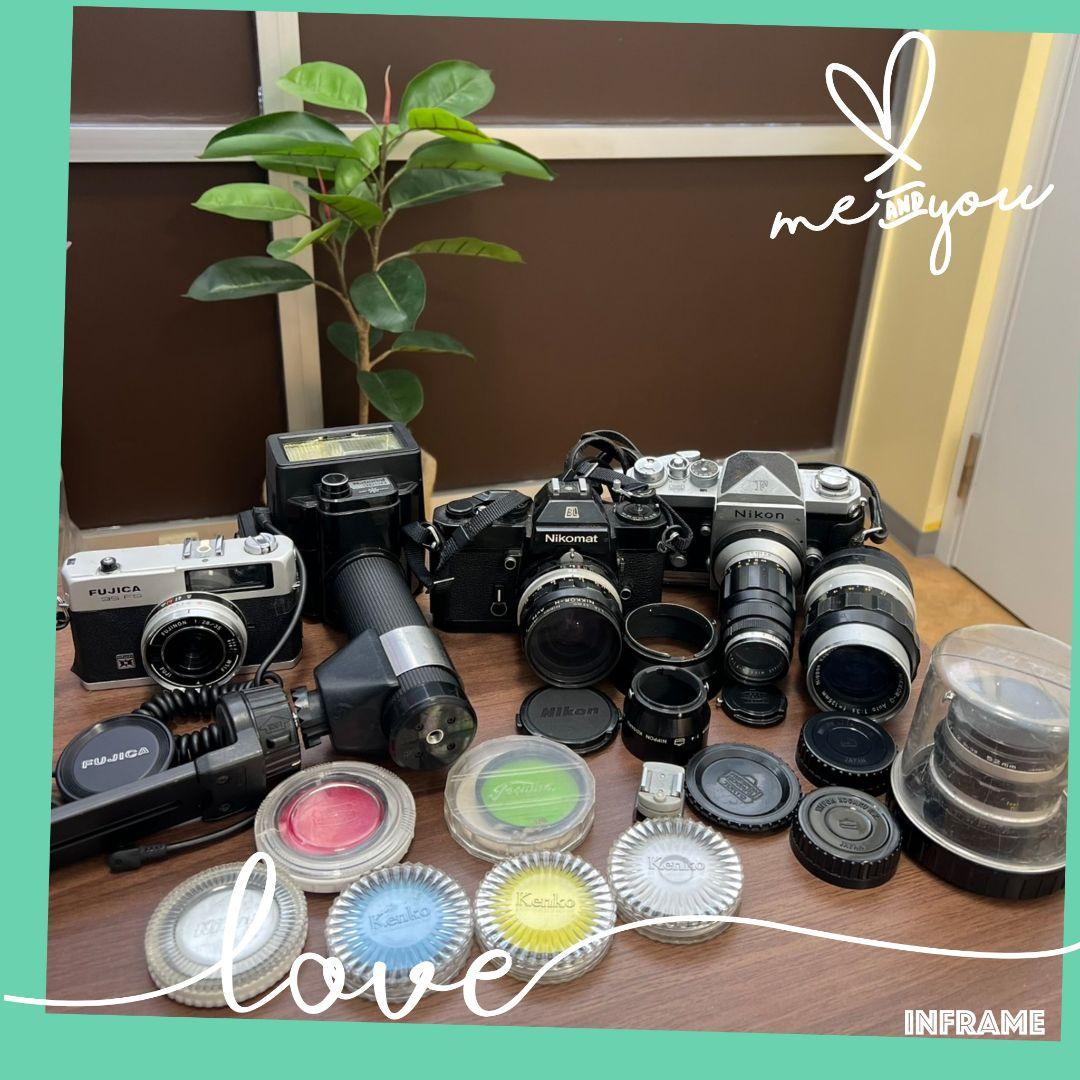 ☆NIKON☆ニコン F 富士山 フォトミック ストロボ　レンズ　カメラセット