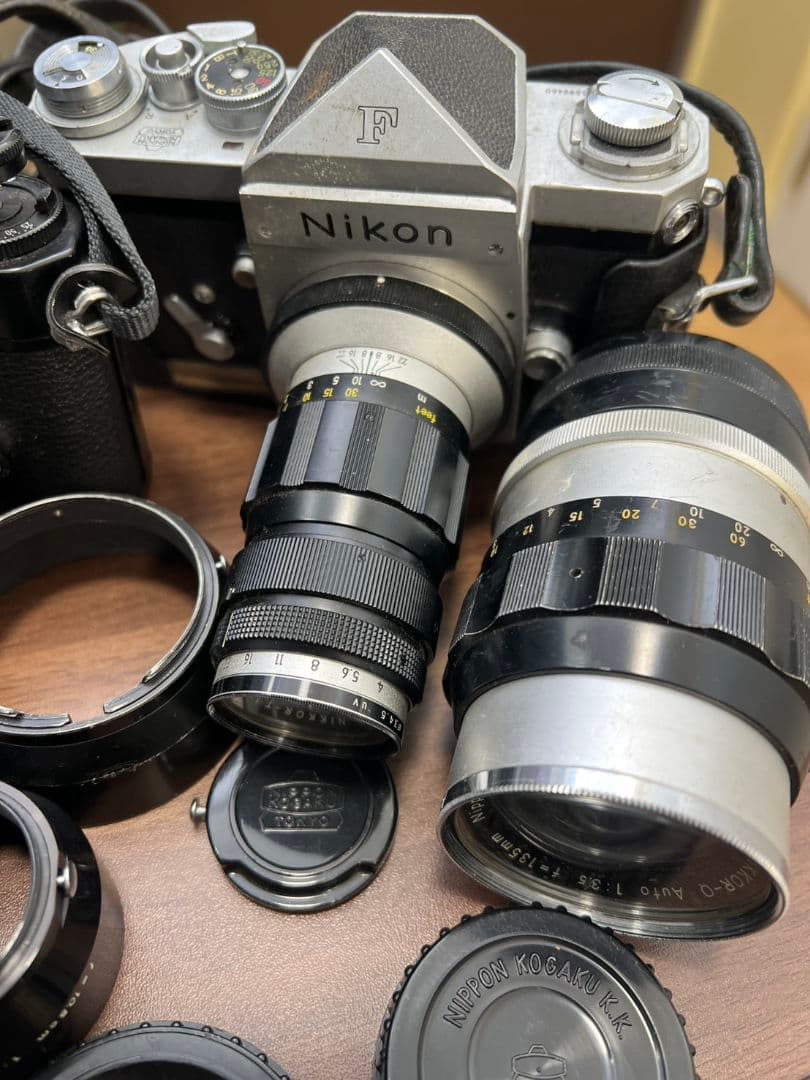 ☆NIKON☆ニコン F 富士山 フォトミック ストロボ　レンズ　カメラセット