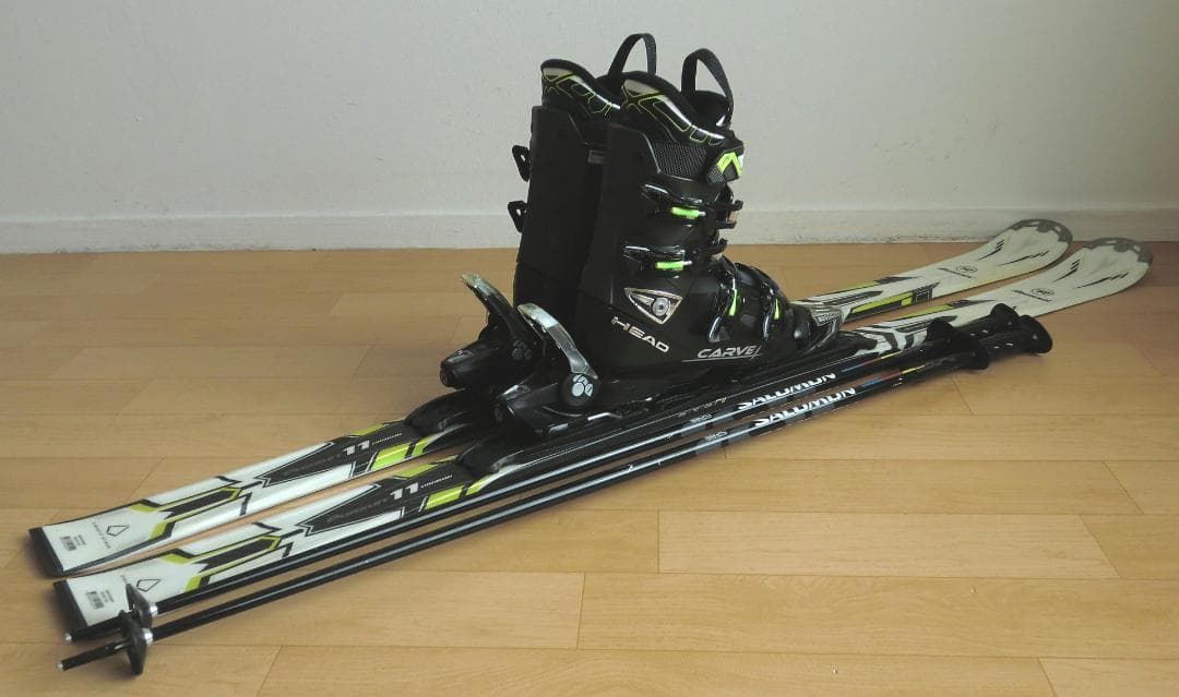 ■■1月限定■送料無料■メンズスキーセット■156/26-26.5■メンテ付■■