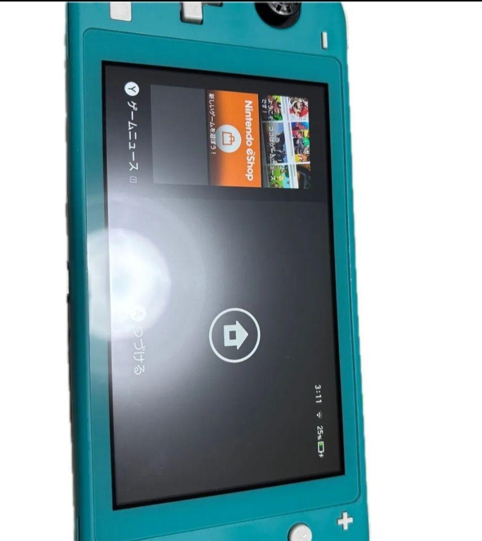 ジ*グ様 Nintendo Switch Lite ターコイズ本体のみ　スティッ