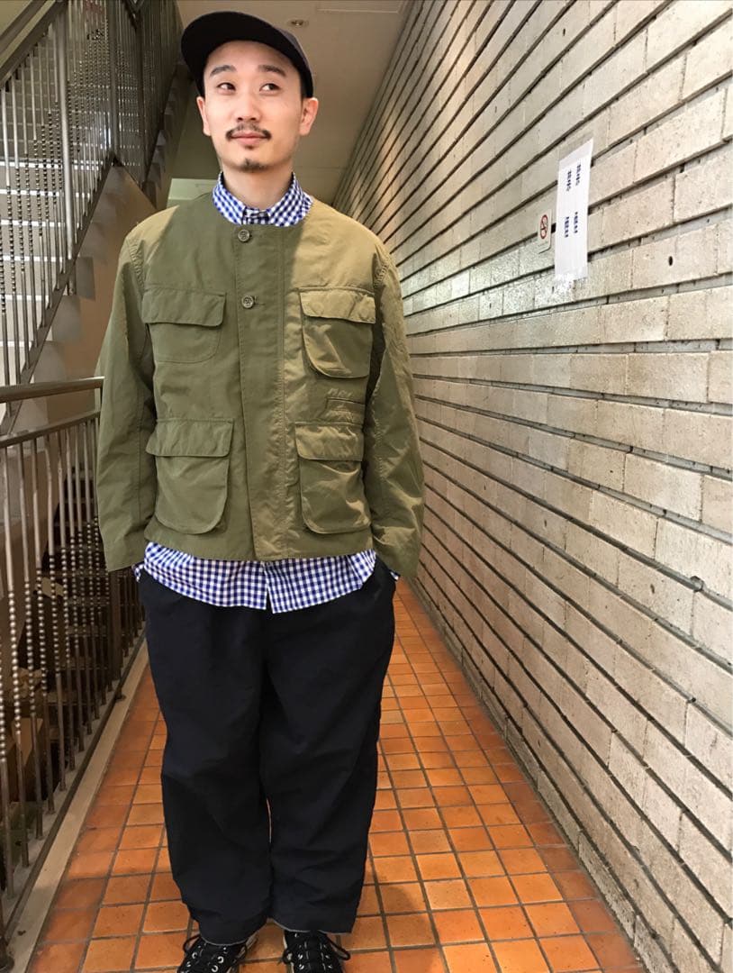 ジャケット・アウター PORTER CLASSIC WEATHER NO COLLAR JACKET