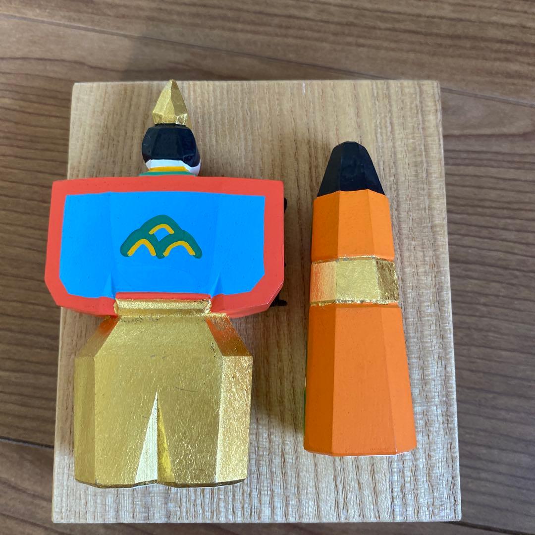 トモ　　雛人形　川口神泉　一刀彫